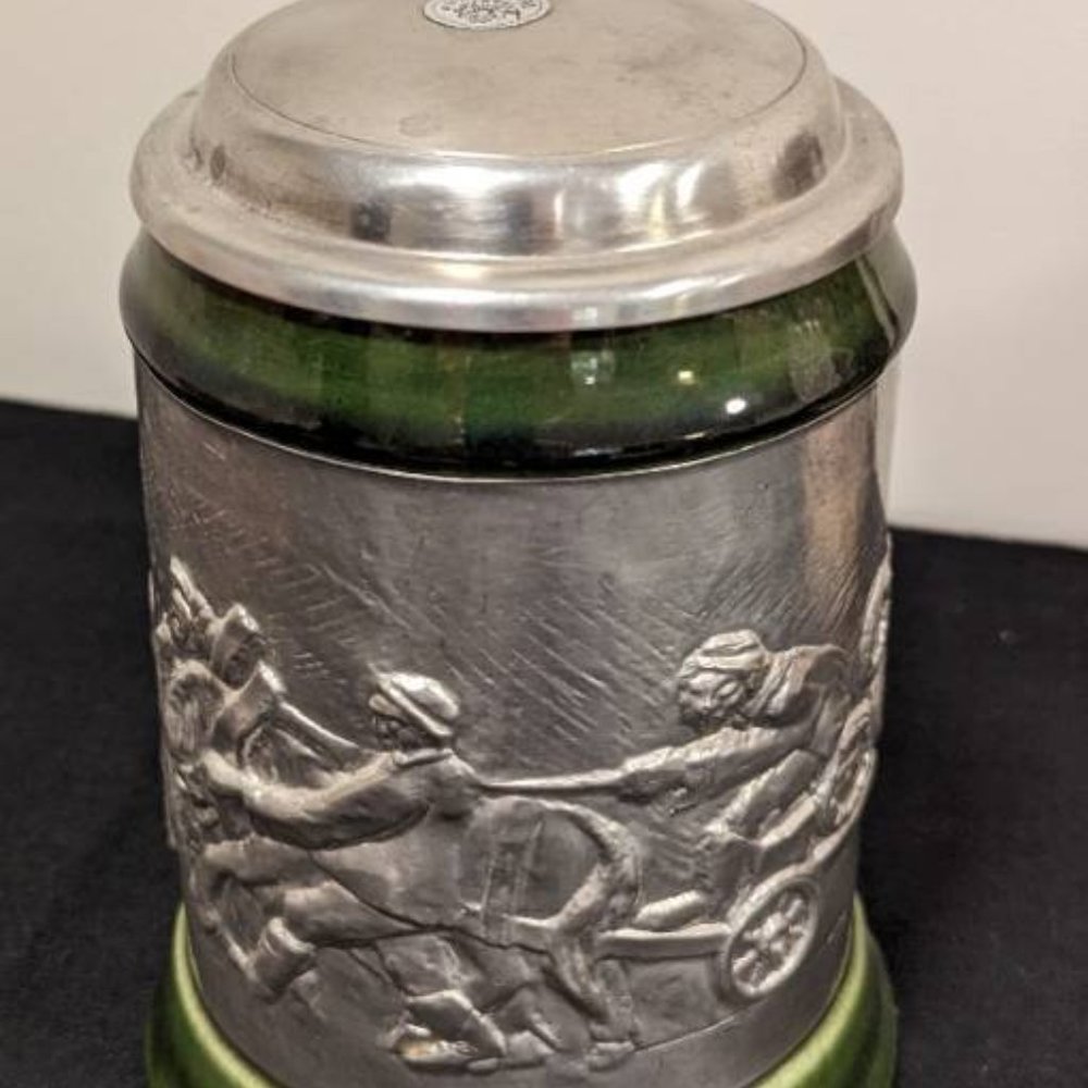 REIN ZINN beer stein from GERMANY original Humpen Gambrinus